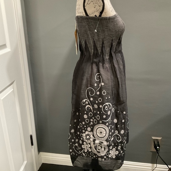 NWT LAPIS STRAPLESS DRESS - Picture 4 of 8